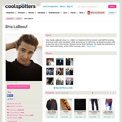 Shia LaBeouf - Products, Brands, Cars, Fashion, Style, and More - Coolspotters
