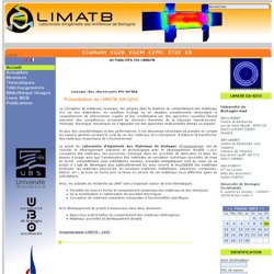 LIMATB - Laboratoire d’Ingénierie des MATériaux de Bretagne