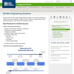 National Laboratories: SCADA Engineering Solutions