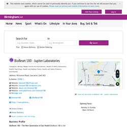BioReset 180 - Jupiter Laboratories in Richmond Road, Lancaster, LA43 4CE