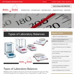 Types of Laboratory Balances