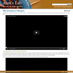 Alan Yates' Laboratory - The Curious C-Beeper