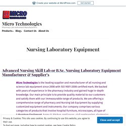 Nursing Laboratory Equipment Manufacturer's – Micro Technologies