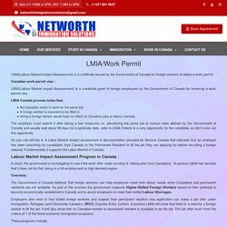 LMIA - Labour Market Impact Assessment