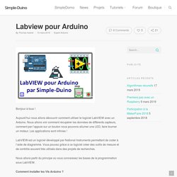 Labview pour Arduino - Simple-Duino