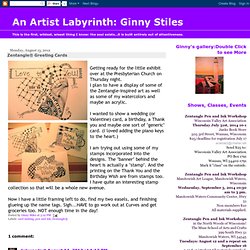 Ginny Stiles: Zentangle® Greeting Cards