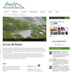 Le Lac de Peyre