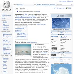 Lac Vostok