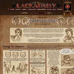 Lackadaisy Expressions