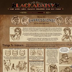 Lackadaisy Expressions - StumbleUpon