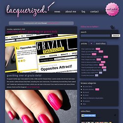 A blog about nail polish: Konad