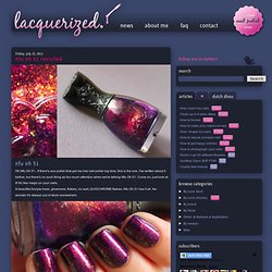 A blog about nail polish: Nfu Oh 51 Revisited