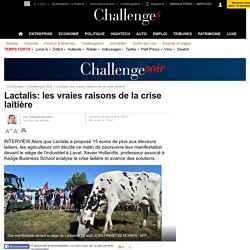 Lactalis: les vraies raisons de la crise laitière