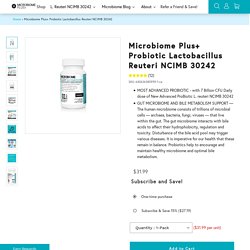 Microbiome Plus+ Probiotic Lactobacillus Reuteri NCIMB 30242 – MicroBiomePlus