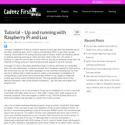 Tutorial – Up and running with Raspberry Pi and Lua