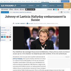 Musique : Johnny et Laeticia Hallyday embarrassent la Suisse