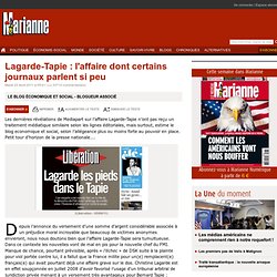 Lagarde-Tapie : l'affaire dont certains journaux parlent si peu