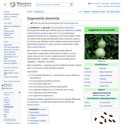Lagenaria siceraria