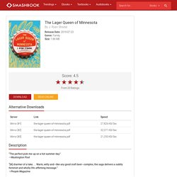 The Lager Queen of Minnesota By J. Ryan Stradal