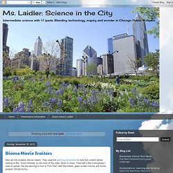 Science in the City: ipad