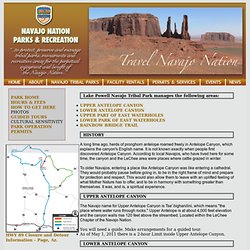Lake Powell Navajo Tribal Park