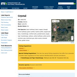 LakeFinder - Crystal Lake: Minnesota DNR