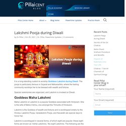 how to do Lakshmi Pooja during Diwali