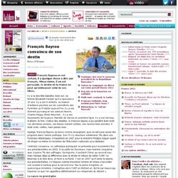 François Bayrou convaincu de son destin