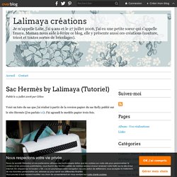 Sac Hermès by Lalimaya (Tutoriel) - Lalimaya créations