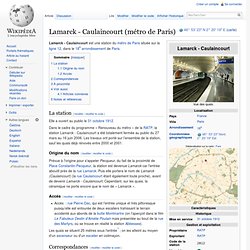 Lamarck - Caulaincourt (métro de Paris)