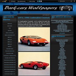 (1974 / 1990) Lamborghini Countach - Dark-Cars Wallpapers