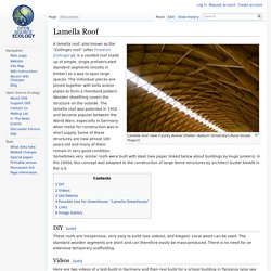 Lamella Roof