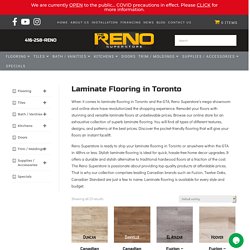 Laminate Flooring in Toronto