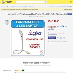 Lampara Led Para Laptop Usb Posee 3 Led De Color Blanca Xtc - BsF 85