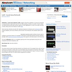 LAN - Local Area Network (LAN)