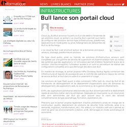 Bull lance son portail cloud