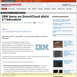 IBM lance un SmartCloud dédié à l’éducation