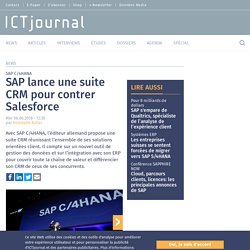 SAP lance une suite CRM pour contrer Salesforce