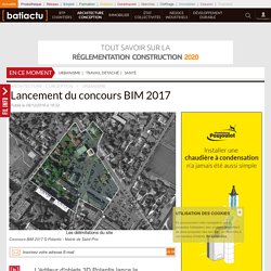 Lancement du concours BIM 2017 - 08/12/16