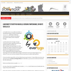 Lancement d’EvertyGo nouvelle version d’ImperiHome, en route vers la 2.0
