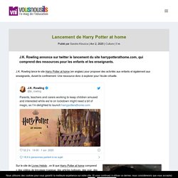 Lancement de Harry Potter at home - VousNousIls