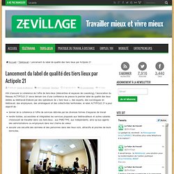 Actipole 21 lance un label de qualité pour les espaces de télétravail et de coworking