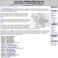 Lanciani: Forma Urbis Romae, Other Images Sources (Photo Archive)