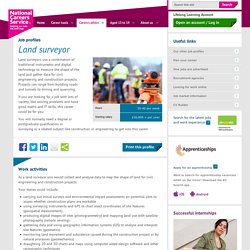 Land surveyor job information
