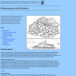 Landesverband - Merkblätter - Kräuterspirale und Hochbeet