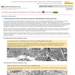 Topographische Landkarten von Deutschland - Landkartenarchiv.de