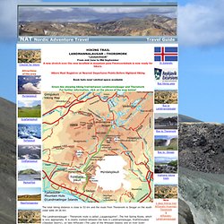 HIKING TREKKING TRAIL LANDMANNALAUGAR THORSMORK LAUGAVEGUR, HIKING TRAILS IN ICELAND