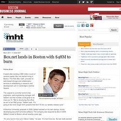 Box.net lands in Boston with $48M to burn