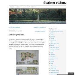 Landscape Plans