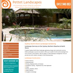 Sydney North Shore Landscape Gardening